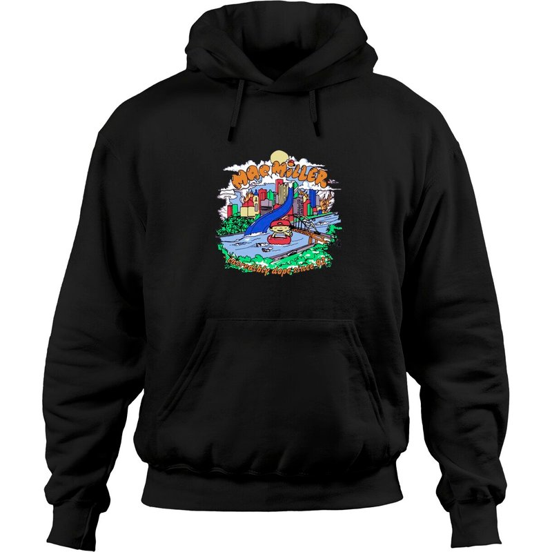 Mac Dreamland Unisex Hoodies in Black