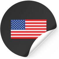 USA American Flag Sticker — Stickers & Decals