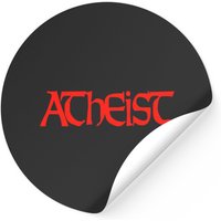 Atheist Sticker - Classic Square Style — Stickers & Decals