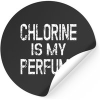 Chlorine Is My Perfume Swimming Pool Gift Sticker