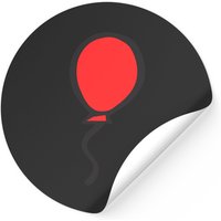 Red Balloon Sticker