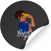 Autocollant Barbados Girl Bajan