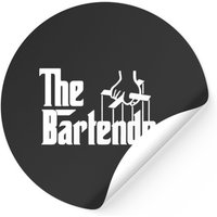 Autocollant Bartender - Style Carré Classique — Autocollants et stickers