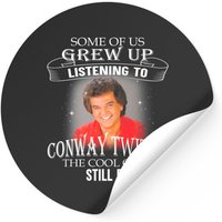 Some Of Us Grew Up Listening To Conway Twitty Sticker — Stickers & Decals