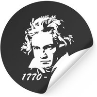 Autocollant Beethoven pour Thème Noir