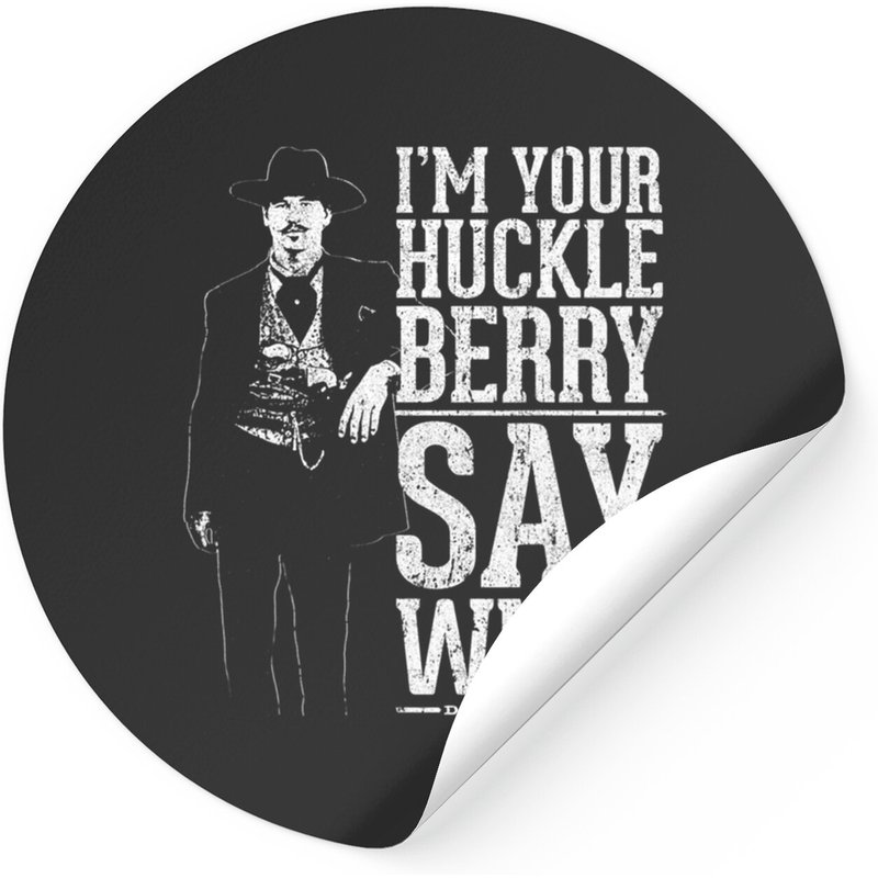 I'm Your Huckleberry Say When Doc Holliday Sticker — Stickers & Decals