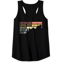 Débardeur Vintage Moab Souvenir Big 5 Parc National de l'Utah pour Hommes — T-shirts pour hommes