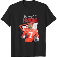 T-shirt pour hommes Rip Dwayne Haskins en noir — T-shirts pour hommes