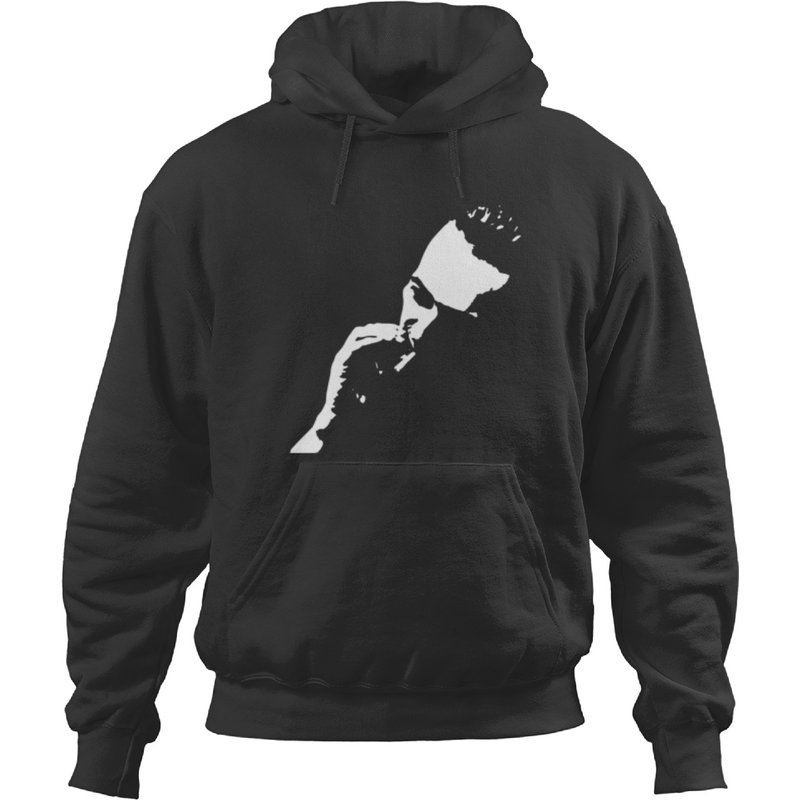 Hoodie Unisexe The Clash Joe Strummer en Noir — Sweats à capuche pour hommes
