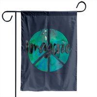 Peace Sign Garden Flags for Outdoor Use — Decorative Flags