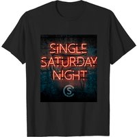 T-shirt Twocol Swindell Single In Saturday Night pour hommes — T-shirts pour hommes