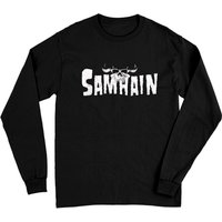 T-shirt Unisexe à Manches Longues Samhain en Noir — T-shirts pour hommes