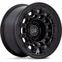 Black Rhino Fuji Matte Black Wheels - 17x8 - 5x114.3 Bolt Pattern — Wheels & Rims