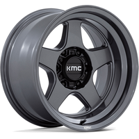 KMC Wheel KM728 Lobo Matte Gunmetal 17x8.5 6x114.3 Rims