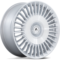 Asanti Black AB040 Tiara Gloss Silver 20x9 Wheels 5x108 Bolt Pattern