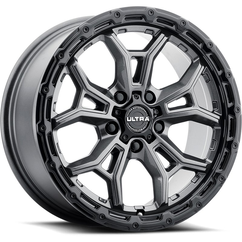 Ultra Roue 125GN Warmonger 5 Gunmetal - 17x9 -12 Rims — Roues et jantes