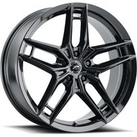 Platinum 464BK Lotus Black Wheels - 20x8.5 - 5x114.3 - 40 Offset — Wheels & Rims