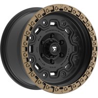 Fittipaldi Offroad FT100BZ Black with Bronze - 17x9 - 5x127 -12 Offset