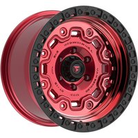 Fittipaldi Offroad FT100RTB Red Black Lip 17x9 Rims - 6x139.7