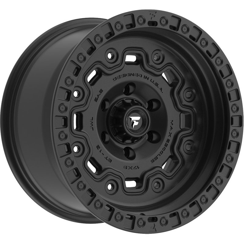 Roues Fittipaldi Offroad FT100SB Satin Black - 17x9 - 5x127 -12 Offset — Roues et jantes