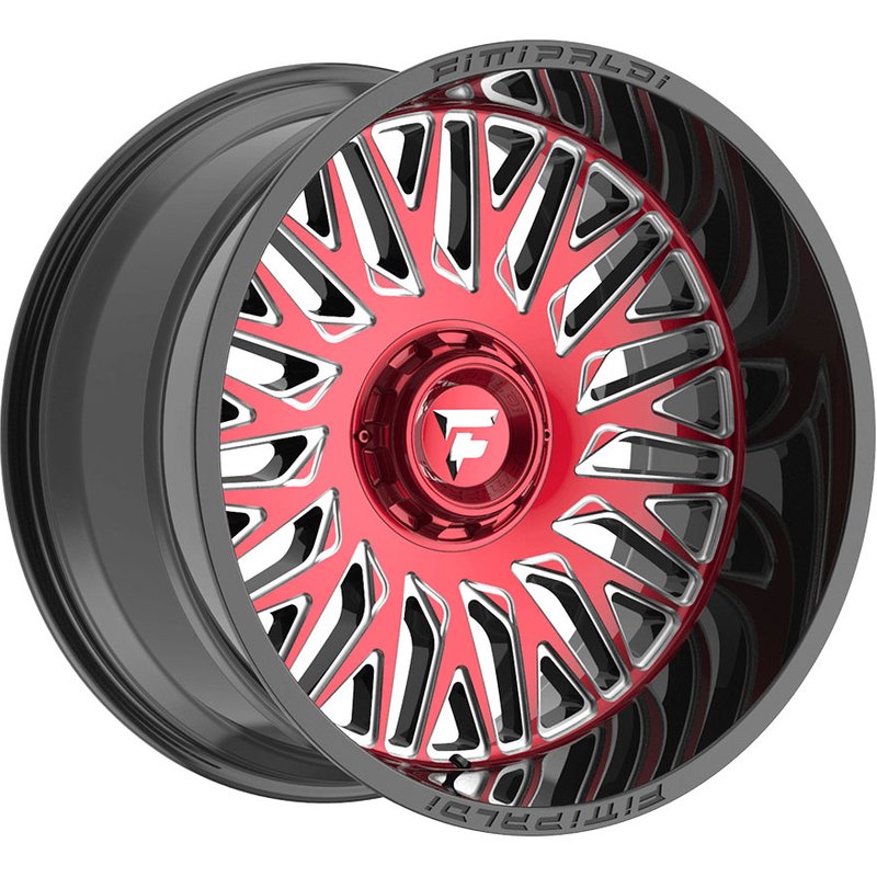 Fittipaldi Offroad FA07MBRM Gloss Black Red Machined Wheels 26x12
