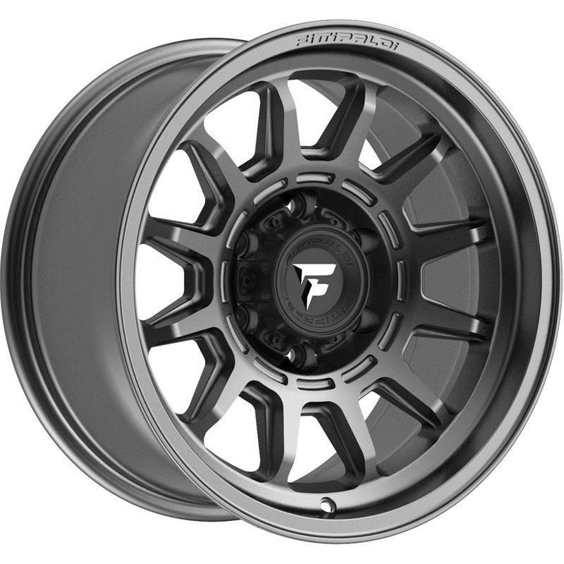 Fittipaldi Offroad FT102A Gunmetal Wheel - 17x8.5 - 5x127 - 0 Offset — Wheels & Rims