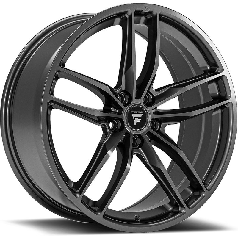 Fittipaldi 361G Gloss Gunmetal Wheels - 18x8 - 5x112 - 25 Offset — Wheels & Rims