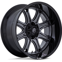Jantes Fuel Darkstar Matte Gunmetal - 20x10 - Motif de boulon 5x114.3