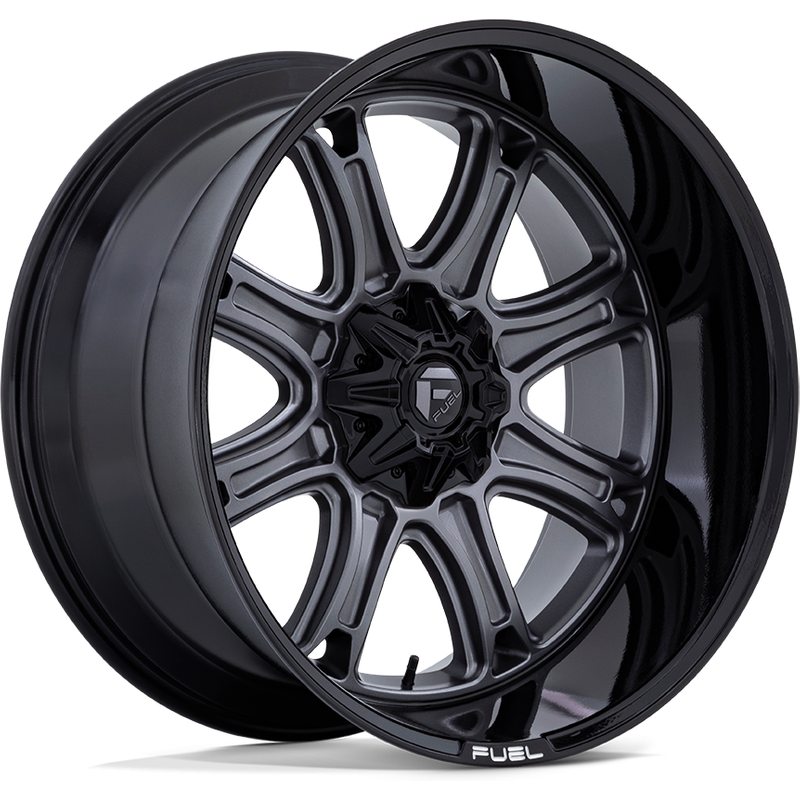 Fuel Darkstar Matte Gunmetal Wheels - 20x10 - 5x114.3 Bolt Pattern — Wheels & Rims