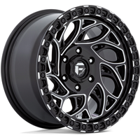 Jantes Fuel D840 Runner OR Noir Brillant Milled - 15x10 -43 Offset