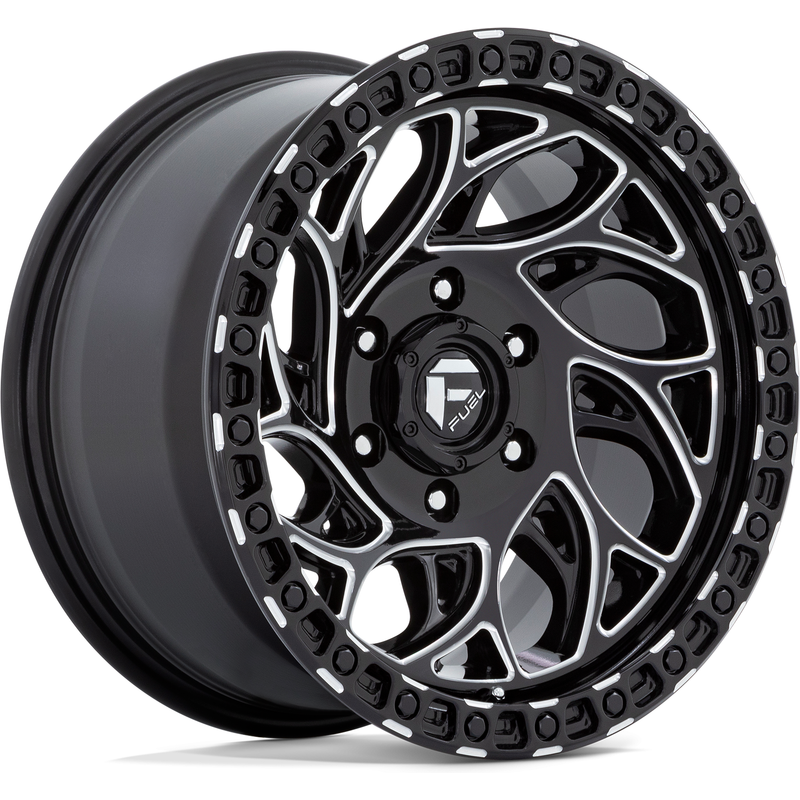 Fuel D840 Runner OR Gloss Black Milled Wheels - 15x10 -43 Offset — Wheels & Rims