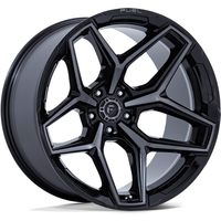 Jantes Fuel Flux Noir Brillant Brosse Fc Gris Dddt 18x9 6x135 — Roues et jantes