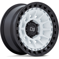 Black Rhino Barrage Gloss White with Black - 17x8.5 Wheels — Wheels & Rims