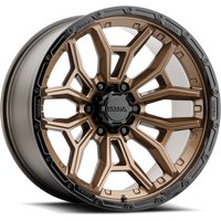 Ultra Wheel 126BZ Warmonger 6 Bronze with Black Lip - 20x9 Rims