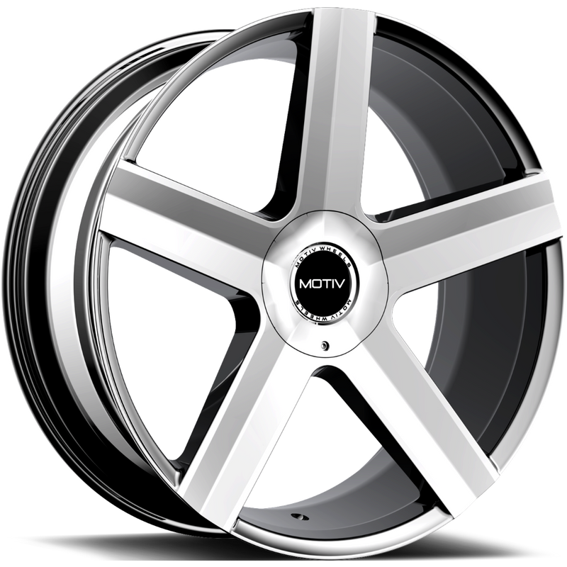 Motiv 439C Chrome Wheels - 24x9.5 - 6x135 Bolt Pattern - 25 Offset — Wheels & Rims
