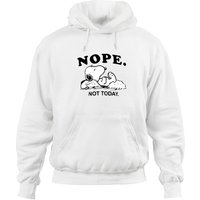Hoodies Snoopy Nope Not Today pour Unisexe en Vert Militaire
