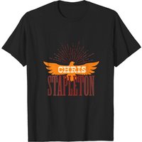 T-shirt essentiel Chris Stapleton pour hommes en noir