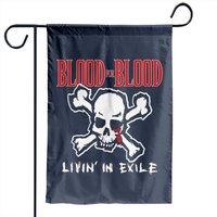Blood For Blood Skull Garden Flag