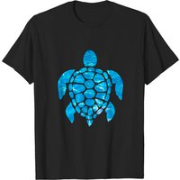 T-shirt pour hommes Sweet Sea Turtle en noir