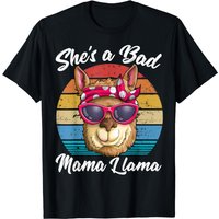 T-shirt pour hommes Mama Alpaca She's A Bad Mama Llama — T-shirts pour hommes