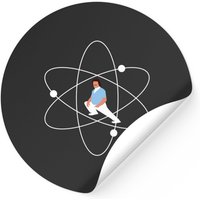 Autocollants Nacho Libre Nucleus - Design carré classique — Autocollants et stickers