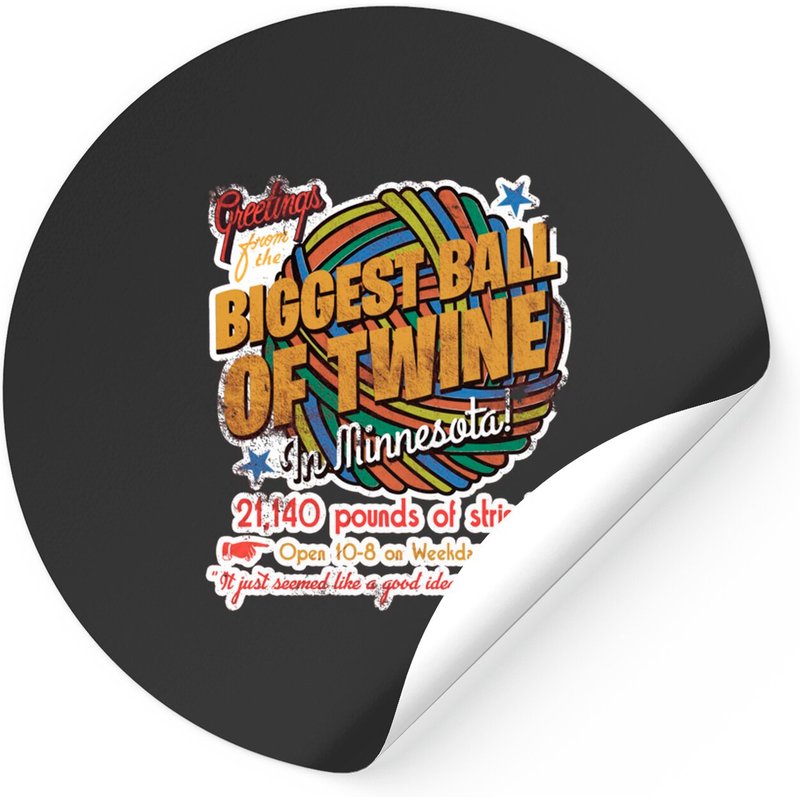 La Plus Grande Boule de Ficelle du Minnesota - Autocollants Weird Al — Autocollants et stickers
