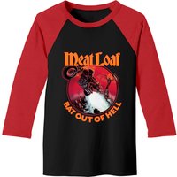 T-shirts de baseball Meat Loaf Bat Out Of Hell pour hommes