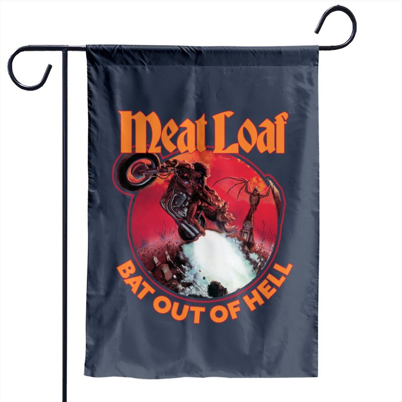 Drapeaux de jardin Meat Loaf Bat Out Of Hell — Drapeaux décoratifs