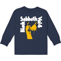 Black Sabbath Vol. 4 Vintage Coal Kids Long Sleeve T-Shirt — Mens T Shirts
