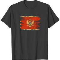 T-shirt de voyage avec drapeau du Montenegro pour hommes — T-shirts pour hommes