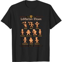 T-shirt Grimm Pain d'Épices pour Hommes en Noir — T-shirts pour hommes