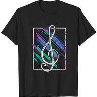 Clef T-shirt for Men in Black