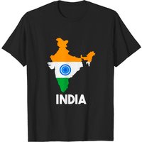 India T-Shirt for Men - Black