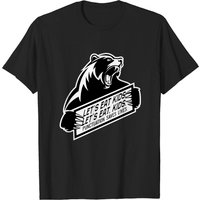 T-shirt pour hommes avec ours enseignant d'anglais, ponctuation enfants — T-shirts pour hommes